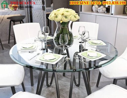 Cắt kính mặt bàn tại phường An Lạc