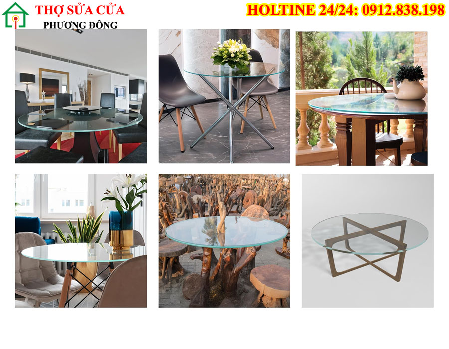 Cắt kính mặt bàn tại phường Bến Cát