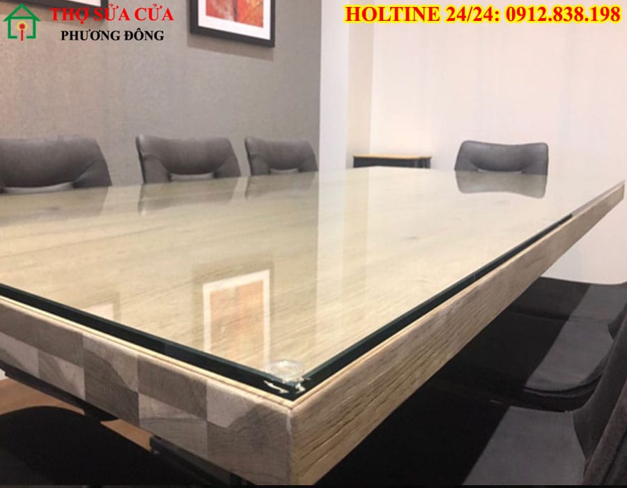 Cắt kính mặt bàn tại phường Bến Thành