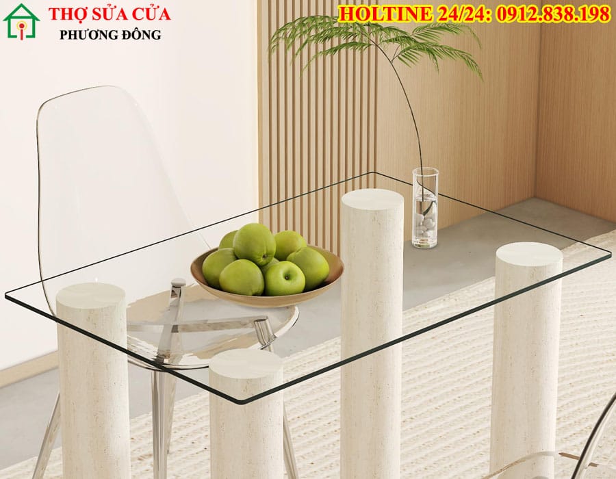 Cắt kính mặt bàn tại phường Bình Hưng Hòa