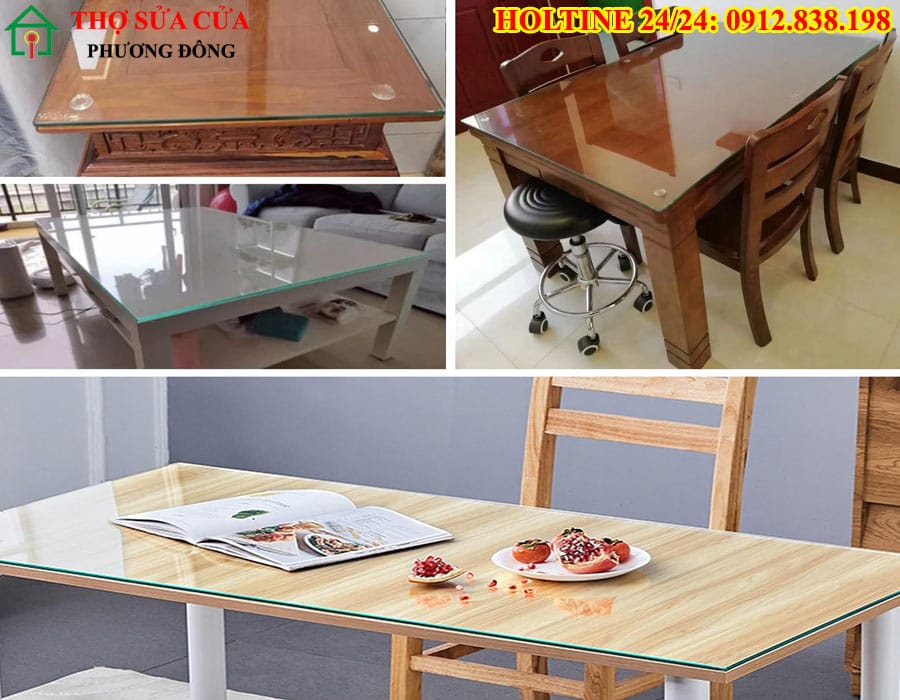 Cắt kính mặt bàn tại phường Bình Thới