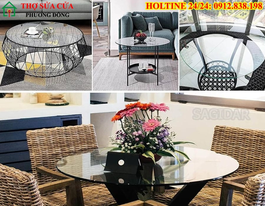 Cắt kính mặt bàn tại phường Cầu Kiệu