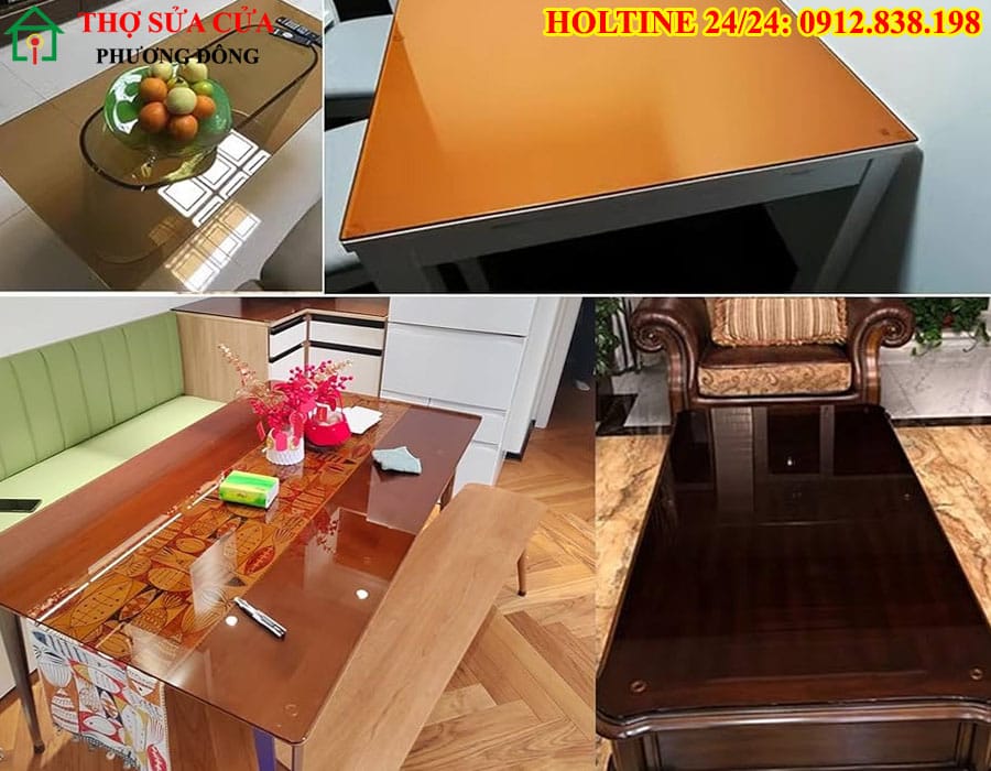 Cắt kính mặt bàn tại phường Hòa Bình