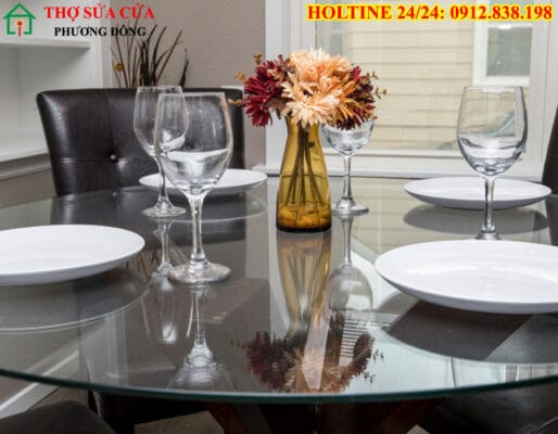 Cắt kính mặt bàn tại phường Hòa Lợi