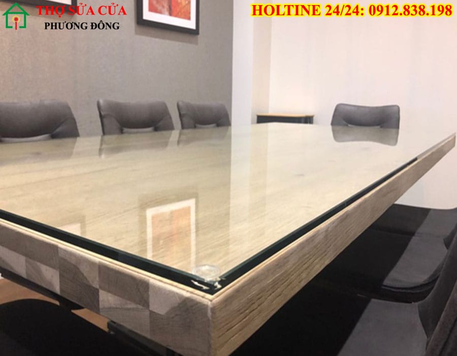 Cắt kính mặt bàn tại phường Khương Đình