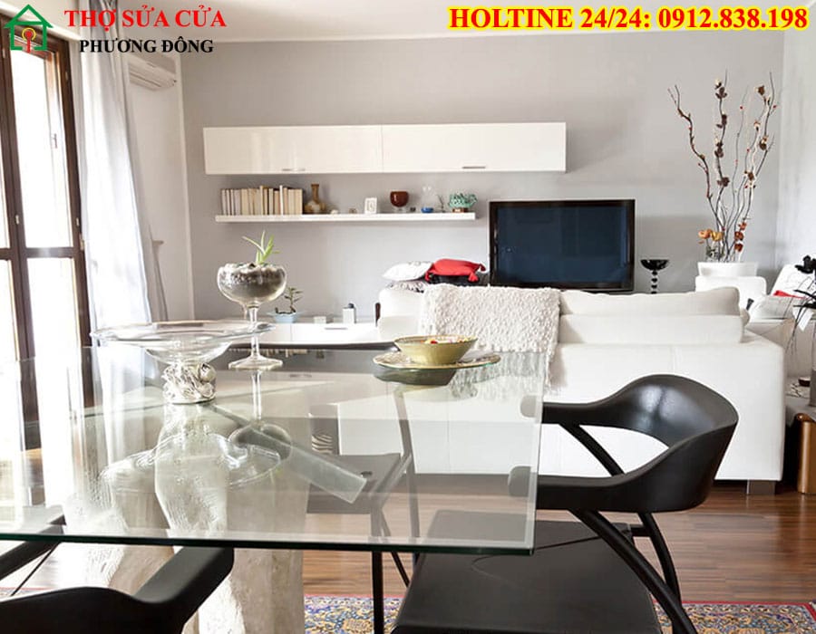 Cắt kính mặt bàn tại phường Long Hương