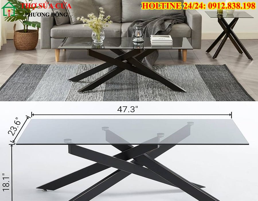 Cắt kính mặt bàn tại phường Tân Hưng