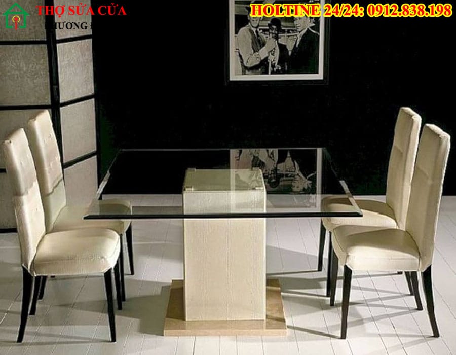 Cắt kính mặt bàn tại phường Xóm Chiếu