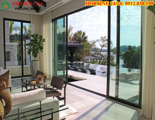 Sửa cửa kính tại phường Bảo Vinh