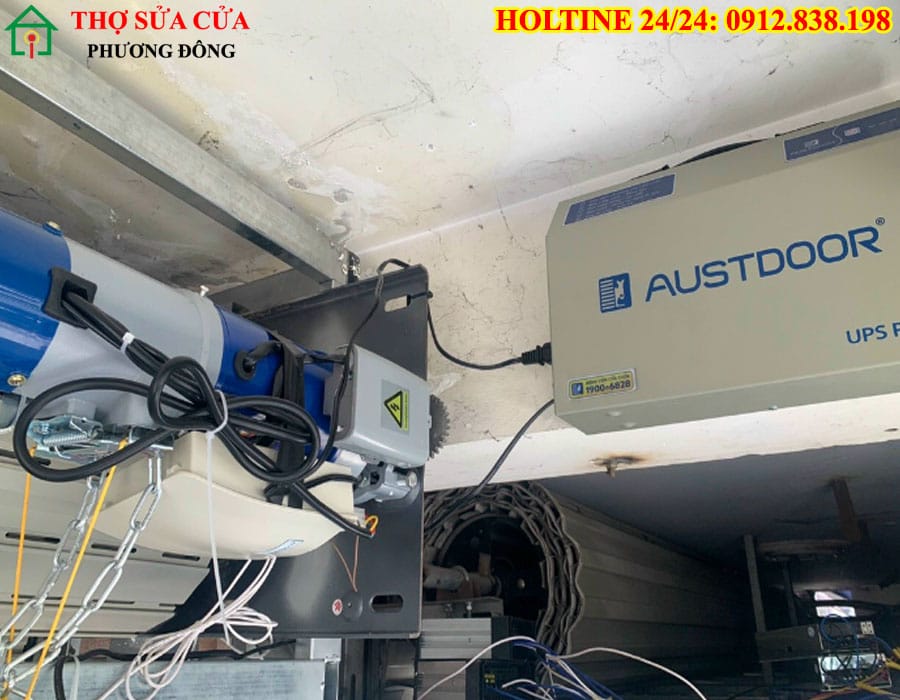 Thay dây dẫn cửa cuốn