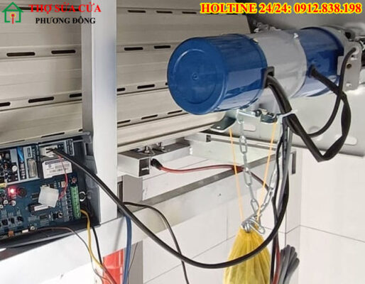 Thay dây dẫn cửa cuốn