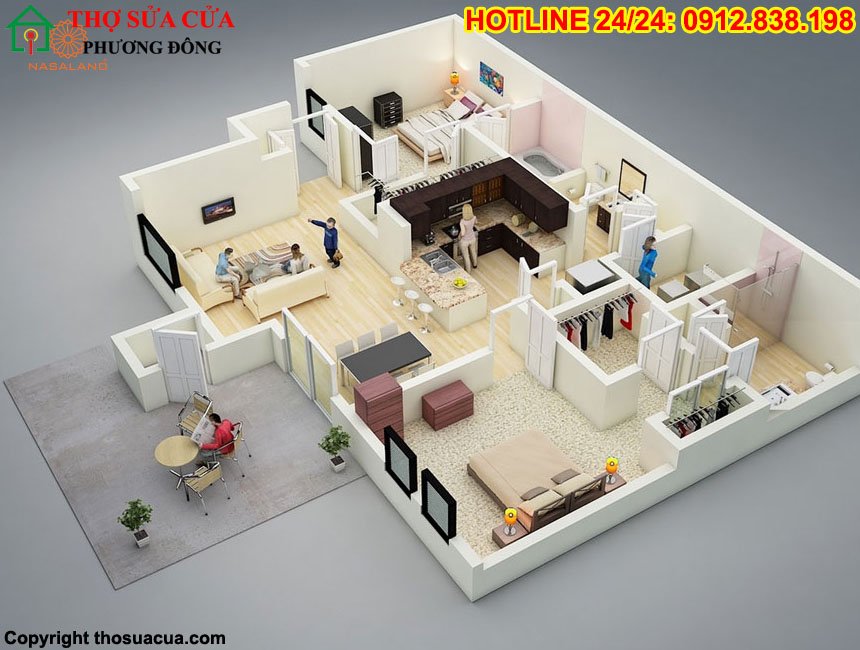Cách đọc bản vẽ mặt bằng chung cư