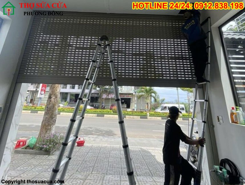 Lắp đặt cửa cuốn phường An Biên