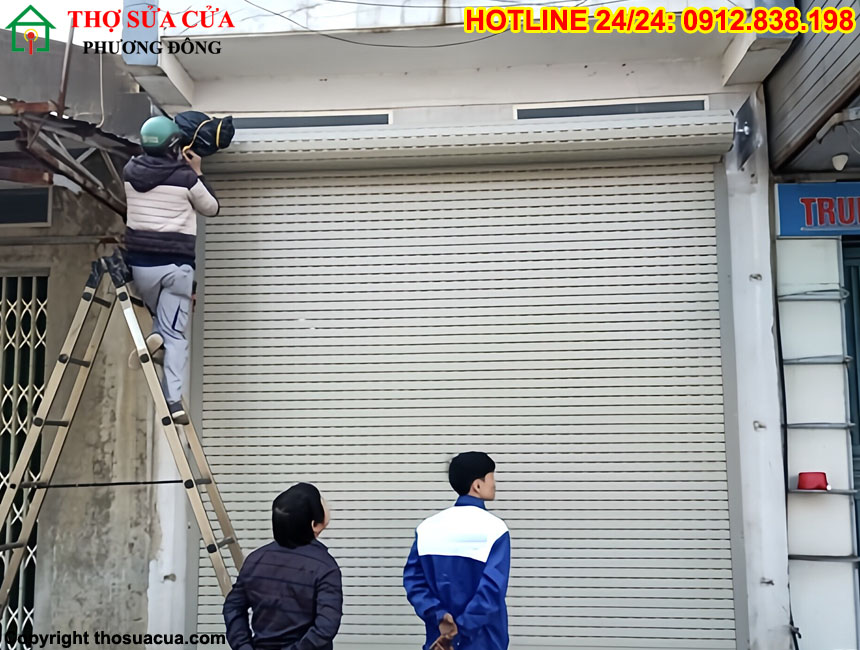 Lắp đặt cửa cuốn phường Hồng Bàng