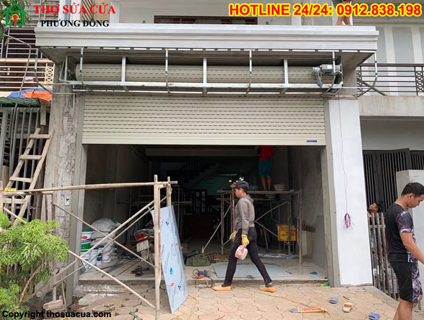 Lắp đặt cửa cuốn tại phường Thái Học
