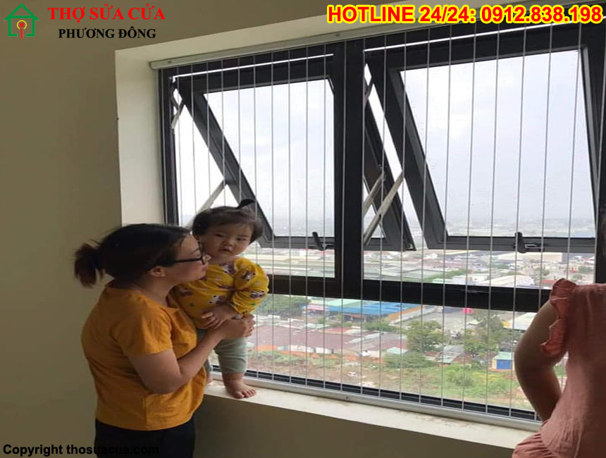 Sửa cửa sổ chung cư tại phường Ba Đình