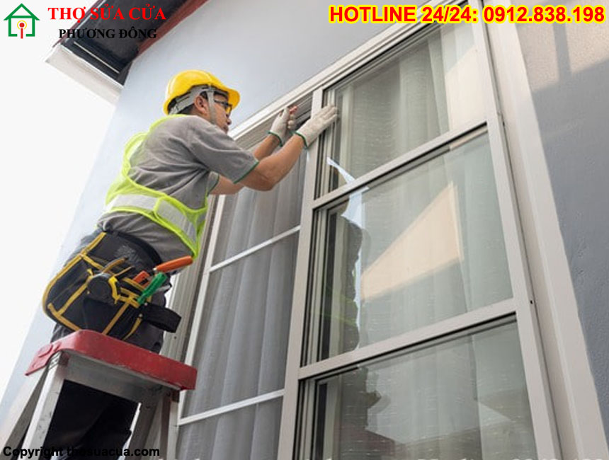 Sửa cửa sổ chung cư tại phường Hoàng Mai