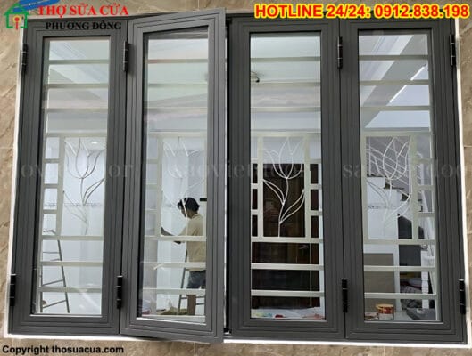 Sửa cửa sổ chung cư tại phường Bàn Cờ