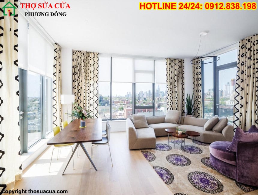 Sửa cửa sổ chung cư tại phường Bình Thới