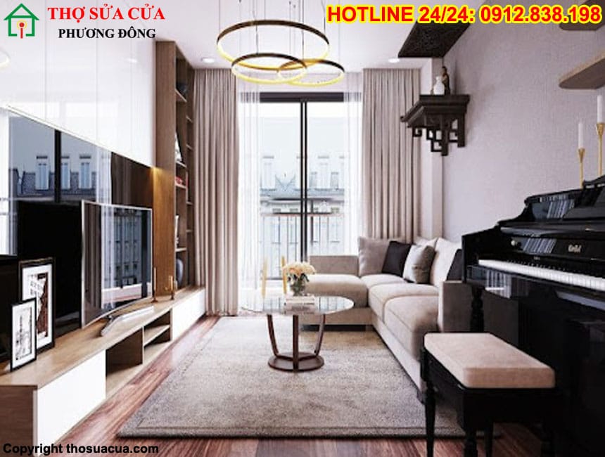 Sửa cửa sổ chung cư tại phường Hòa Bình