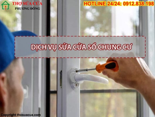 Sửa cửa sổ chung cư tại phường Khánh Hội