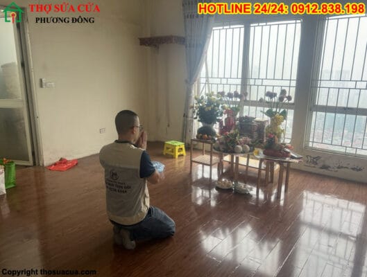 Sửa cửa sổ chung cư tại phường Nhiêu Lộc