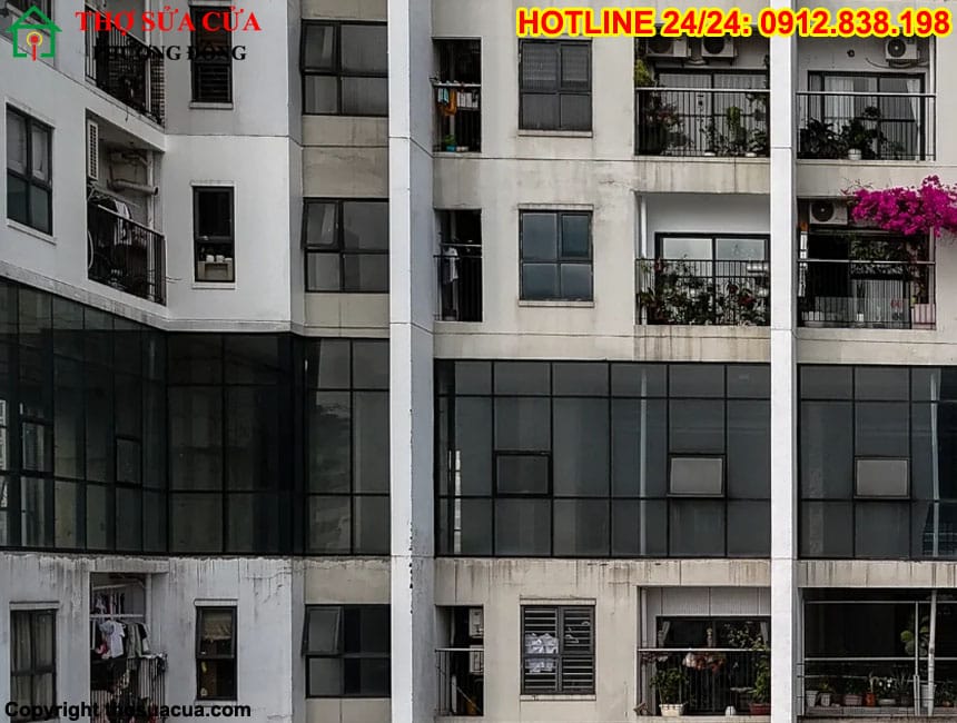 Sửa cửa sổ chung cư tại phường Thới An