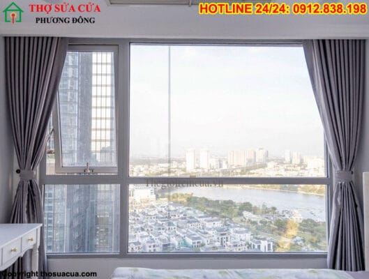 Sửa cửa sổ chung cư tại phường Vườn Lài