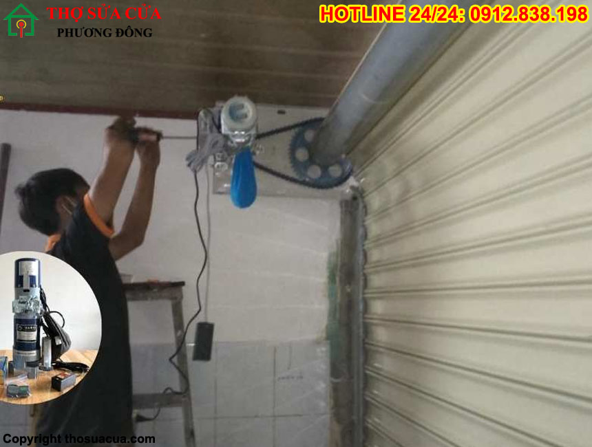 Sửa cửa cuốn tại Ba Đình