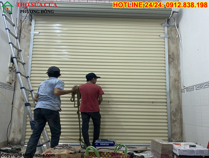 Sửa cửa cuốn tại Hải An
