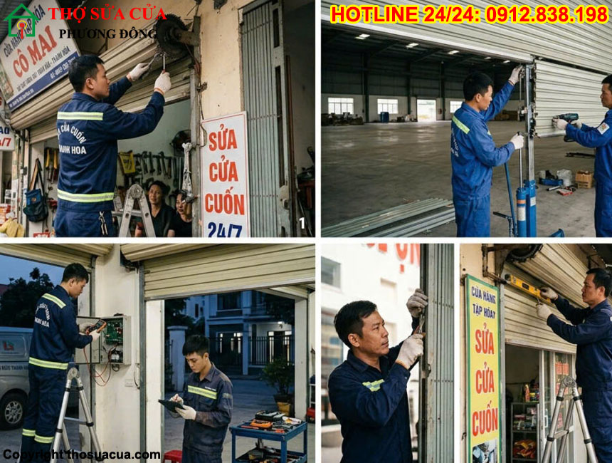Sửa cửa cuốn tại Tuy Hòa