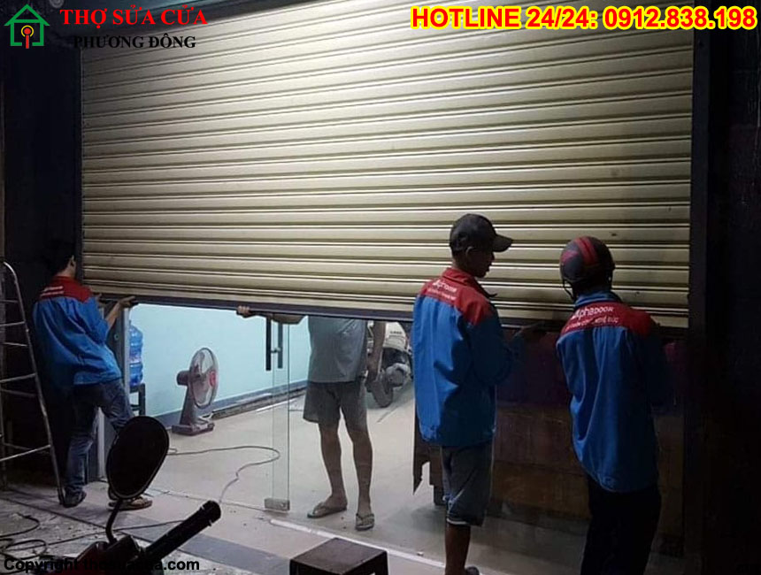 Sửa cửa cuốn phường Bình Quới