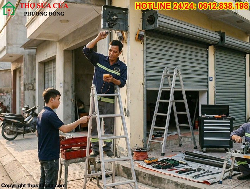 Sửa cửa cuốn phường Phú Thượng