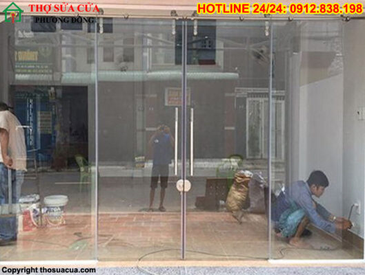 Sửa cửa kính phường Hòa Bình