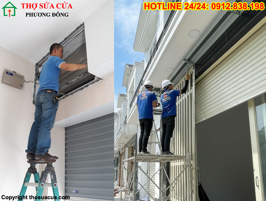 Thi công lắp đặt cửa cuốn phường Bình Cơ
