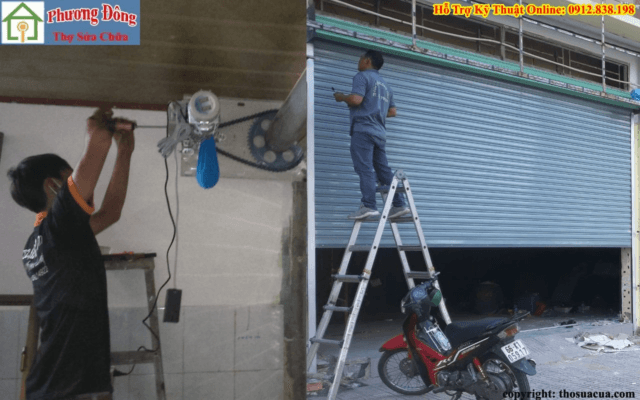 Sửa cửa cuốn phường Láng