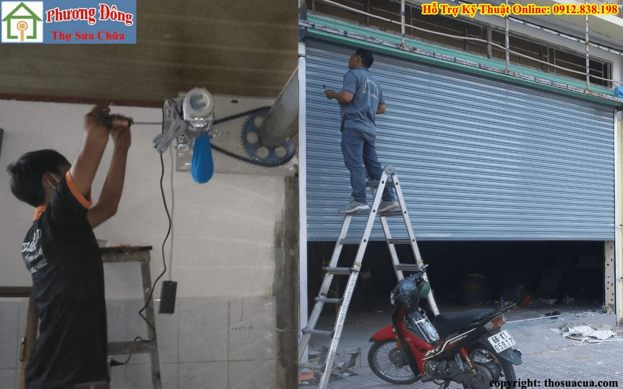 Sửa cửa cuốn phường Láng