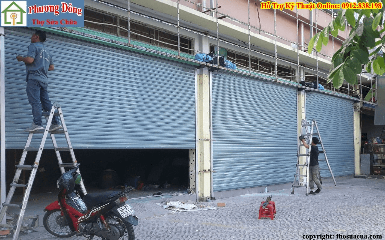 Sửa cửa cuốn phường Ô Chợ Dừa