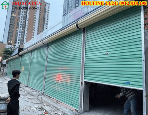 Sửa cửa cuốn phường Hồng Hà