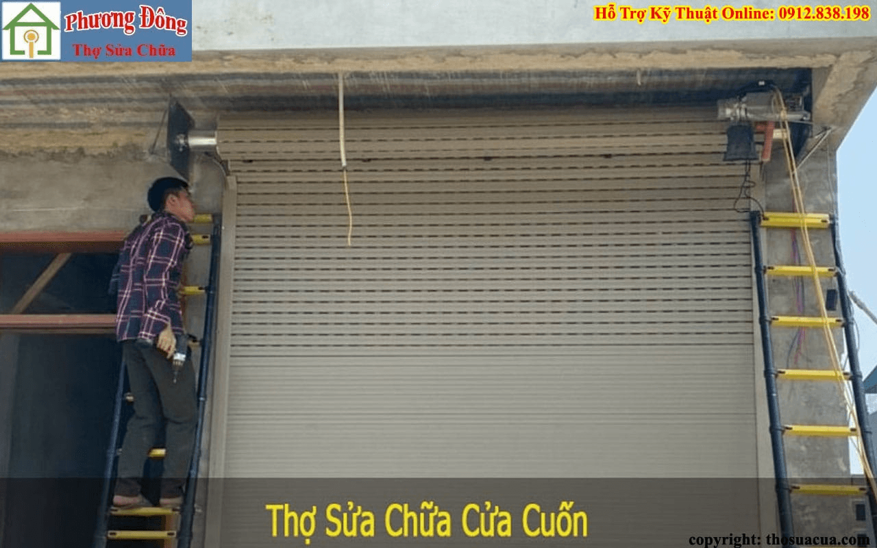 Sửa cửa cuốn phường Hai Bà Trưng