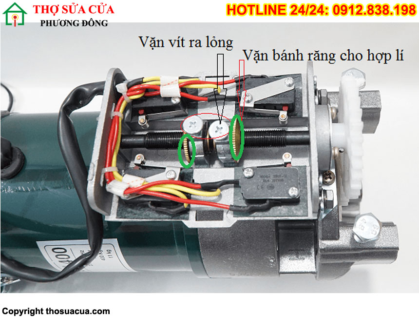 Cách kiểm tra hành trình cửa cuốn