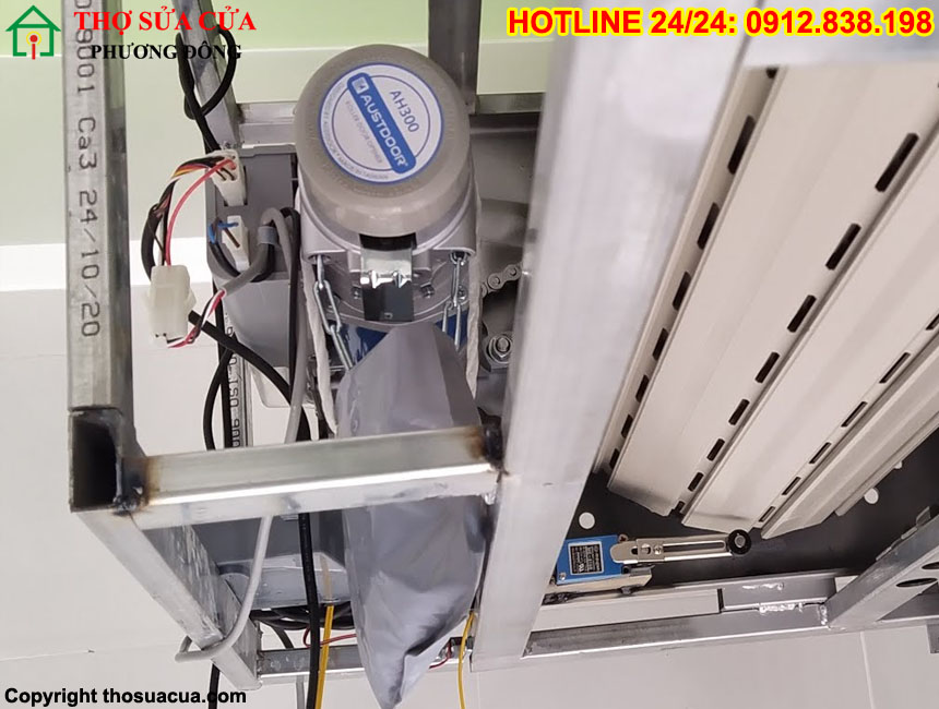 Cách lắp cửa cuốn tự động