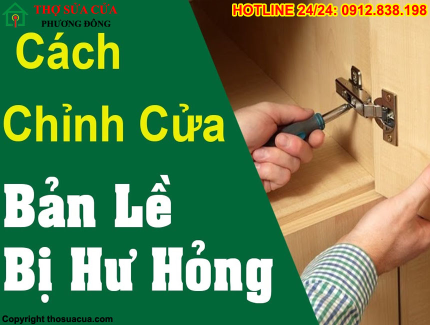 Cách sửa bản lề tủ gỗ bị lỏng rụng cánh