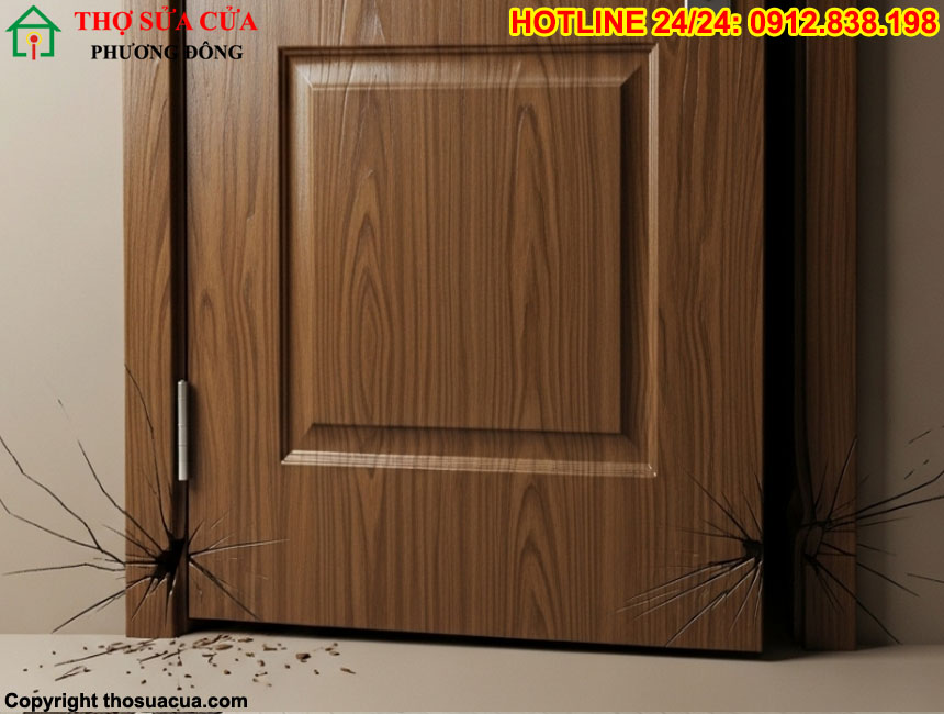 Cách sửa cửa gỗ bị kêu cót két