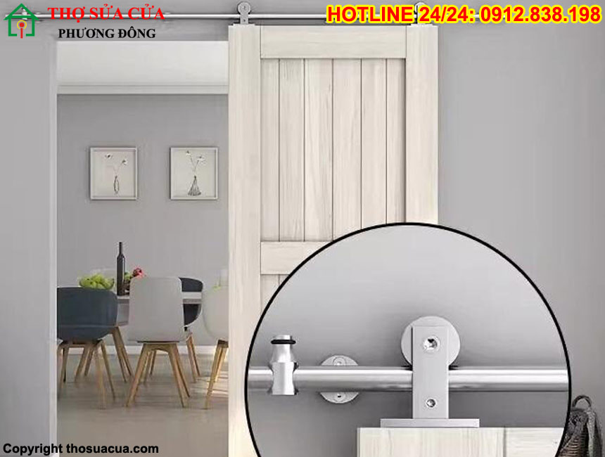 Cửa lùa tủ bị kẹt khó trượt