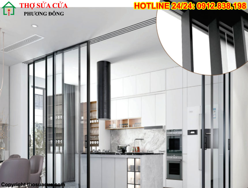 Sử dụng cửa kính an toàn
