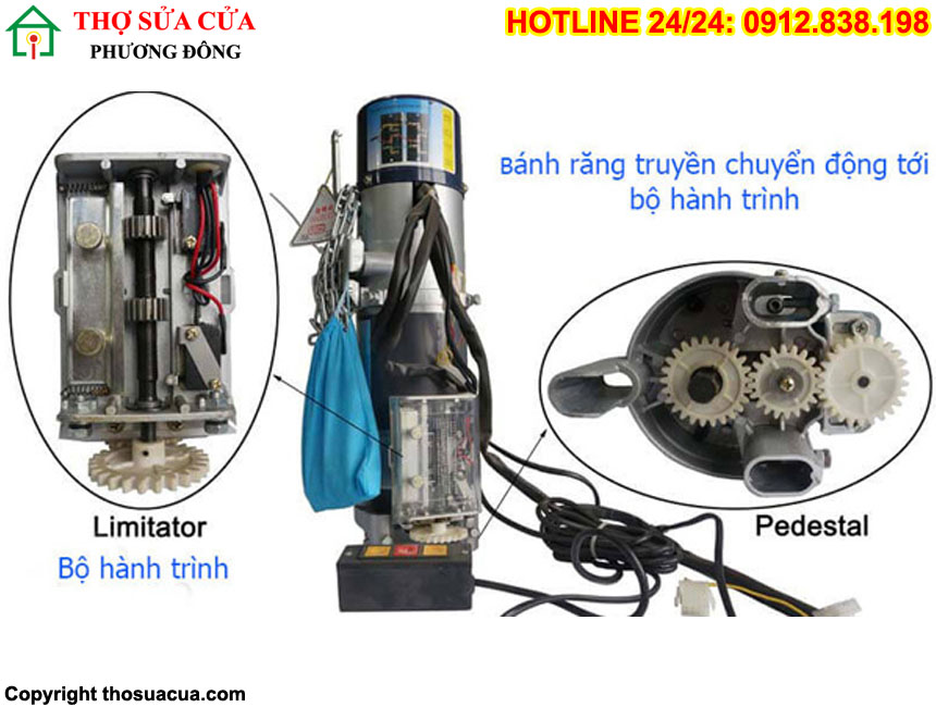 Sửa motor cửa cuốn tại nhà