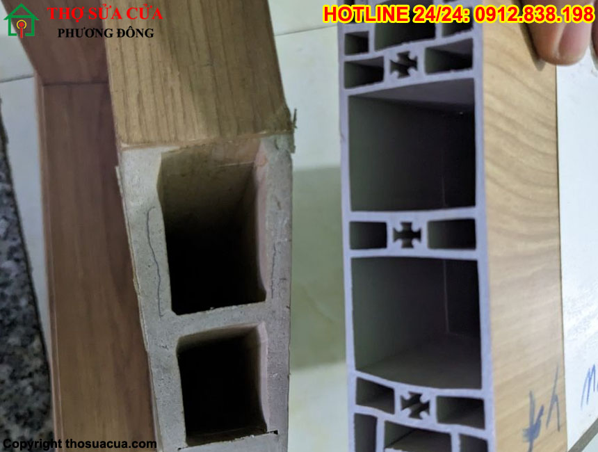 Thay thế khuôn cửa bị mối mọt