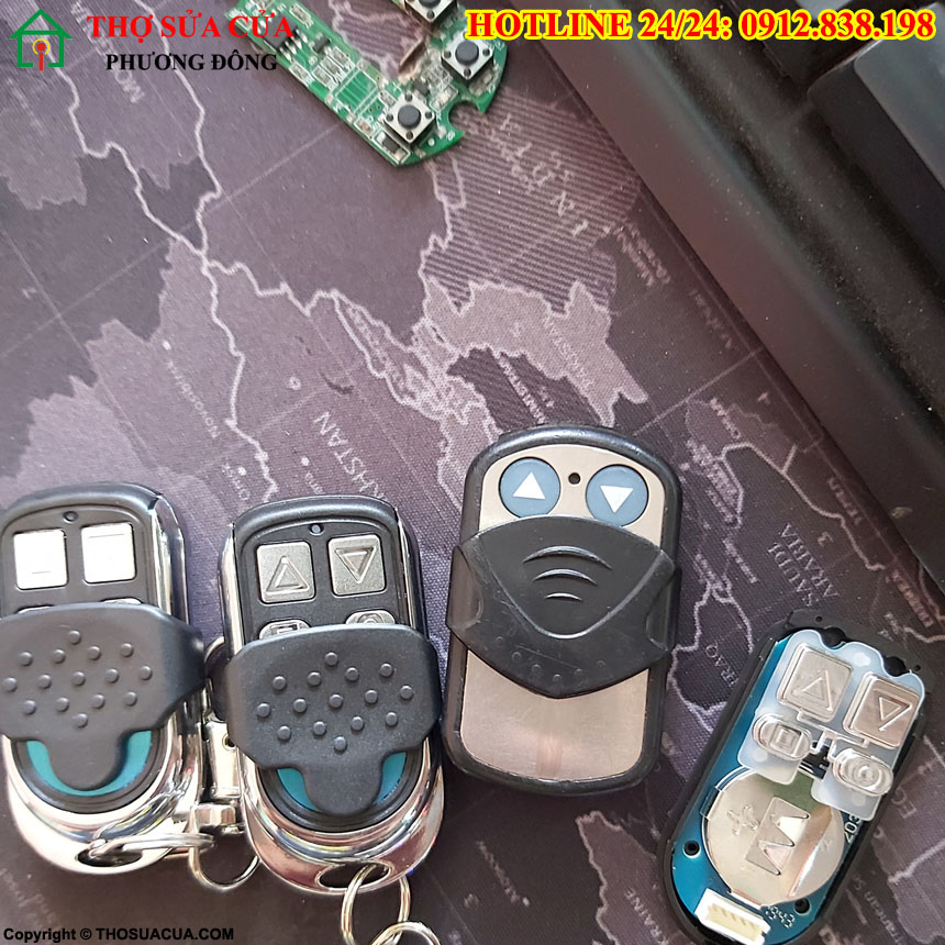 Làm Chìa Khóa Cửa Cuốn Sửa Remote