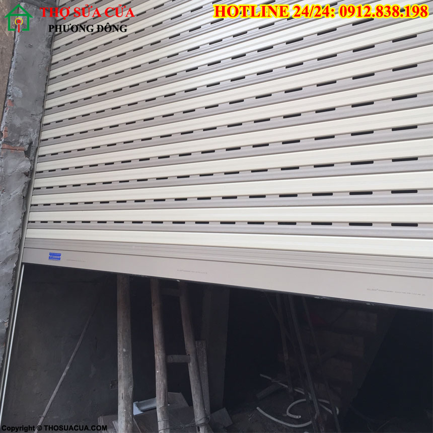 Cửa cuốn tự động lên xuống